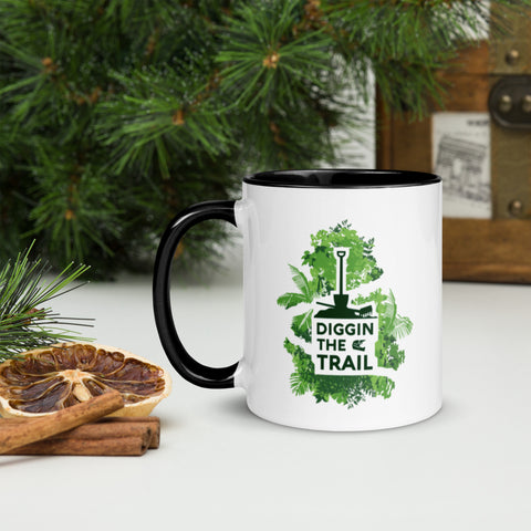 Diggin the trail - Mug with Color Inside
